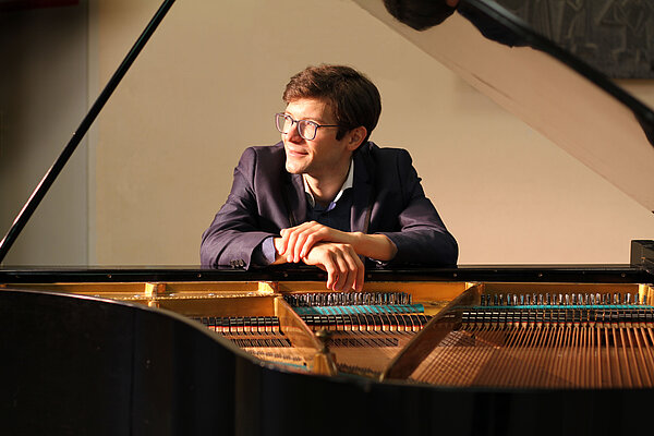 Roman Krupskyy am Klavier